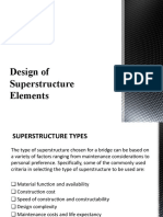 Design of Superstructure Elements
