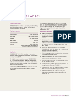 Rewocoros® Ac 101: Technical Information