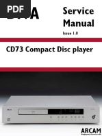 CD73 Compact Disc Player: Service Manual