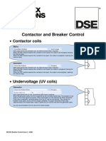 Contactor and Breaker Control