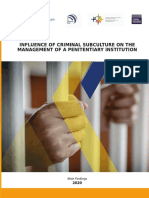 Influence of Criminal Subculture On The Management of A Penitentiary Institution