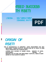 Guaranteed Success With Rseti: (Rural