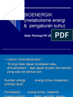 Metabolisme, Keseimbangan Energi Dan Suhu Tubuh