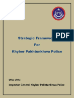 Strategic Framework For Khyber Pakhtunkhwa Police