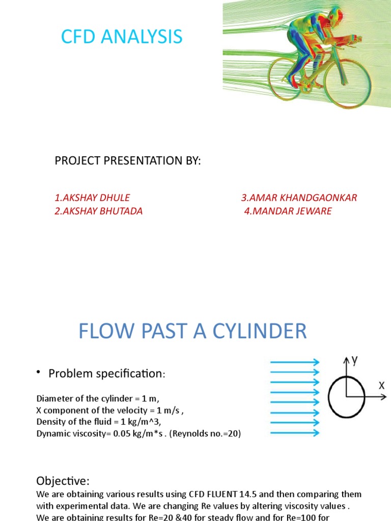 CFD Analysis of Flow Past Cylinder and Airfoil | PDF | Computational ...