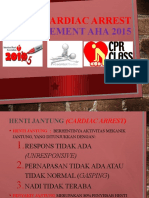 Up Date Cardiac Arrest Management Aha 2015 PKM