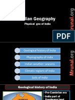 Indian Geography - Physical Features and Geological History