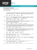 Aops Community 2005 National Olympiad First Round