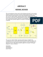 Detect vibrations and sounds with a simple seismic sensor circuit