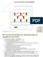 Seating (Spread Out As Much As Possible) : Lund University / EITF35/ Liang Liu 2020