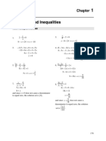 Equations and Inequalities: 1.R Chapter Review