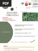 Electrical Circuits Introduction