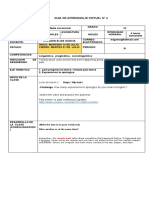 Guia de Aprendizaje Virtual #4: (Write The Lesson in Your Notebook)