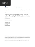 Reducing Fuel Consumption of Haul Trucks in Surface Mines Using A