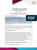 Formato Guia de Actividades y Rúbrica de Evaluación - Paso 2. Analizando La Información