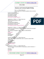 ENG201 - Business and Technical English Writing - Solved - Final Term Paper - 01 PDF