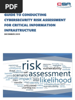 Guide To Conducting Cybersecurity Risk Assessment For Critical Information Infrastructure