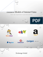 Business Models of Internet Firms