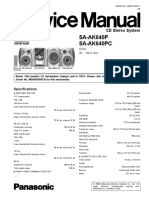 Panasonic Sa-Ak640p Ak640pc SM PDF