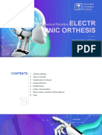 Electr Onic Orthesis: Medical Robotics