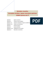 Ejemplos resueltos reacciones químicas EDEBE Química 2o