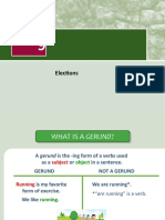 Gerunds: Elections