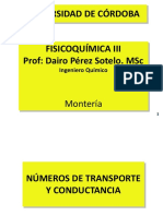 Números Transporte y Conductividad Electrolítica PDF