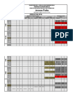Jadwal Perkuliahan Semester Ganjil T.A. 2019-2020 - Angkatan 2016