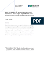 La Problemática de La Coexistencia Entre La Agricultura Familiar y La Agroindustria: Una Aproximación Desde La Producción de Quesos