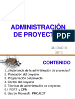 Administracic3b3n de Proyectos
