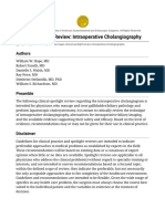 Clinical Spotlight Review - Intraoperative Cholangiography - A SAGES Publication