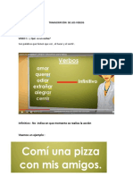 Transcripciòn de Los Videos (Verbos)