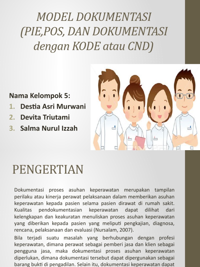 Model Dokumentasi Pie Pos Dan Dokumentasi Dengan Pdf