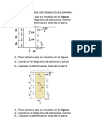 Clase 15 PROBLEMAS SOBRE DEFORMACION Y DEFORMACIÒN DE BARRAS PDF