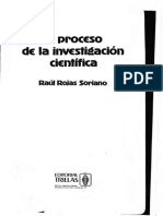 Raul Rojas Soriano El Proceso de La Investigacion Cientifica PDF