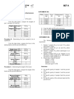 Set A: Mapúa Institute of Technology Department of Physics Phy 120L Quiz No. 2