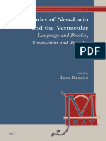 (Tom Deneire) Dynamics of Neo-Latin and The Vernac (B-Ok - CC) PDF