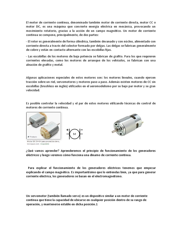 Los motores DC ¿Qué son?