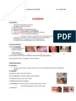 2- Dermatologie - Eczémas