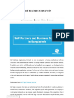 SAP Partners and Business Scenario in Bangladesh