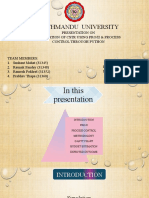 Kathmandu University Presentation on CSTR Simulation and Process Control