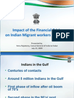Impact of The Financial Crisis On Indian Migrant Workers in Theuae