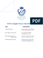 STMA Knights Soccer Fall 2020: "Shaping Young Men With Integrity, Dignity, and Grace."