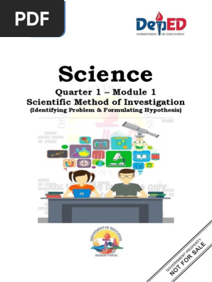 SLM # 1-Grade 7 Science-1st Quarter-The Scientific Method of Investigation(Identifying a Problem and Formulating a Hypothesis).pdf
