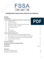 Developing Safe Surgical Services for Covid19