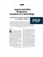 Enzyme and Other Biosensors: of A Technoloav: Evolution