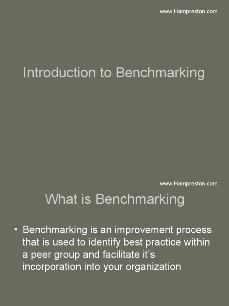 Understanding Benchmarking Processes | PDF | Benchmarking | Leadership