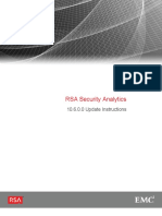RSA Security Analytics: 10.6.0.0 Update Instructions