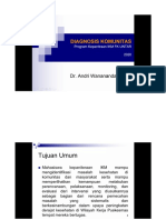 Diagnosis Komunitas - Dr. Andri Wanananda, MS PDF