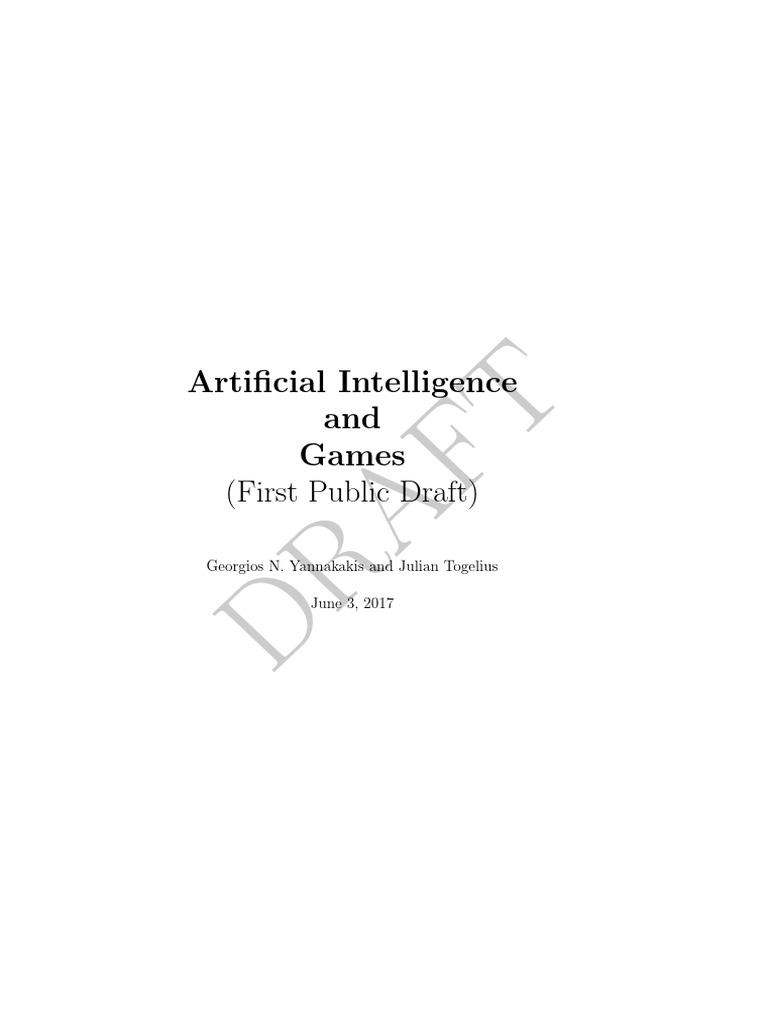 AIn Games | PDF | Artificial Intelligence | Intelligence (AI